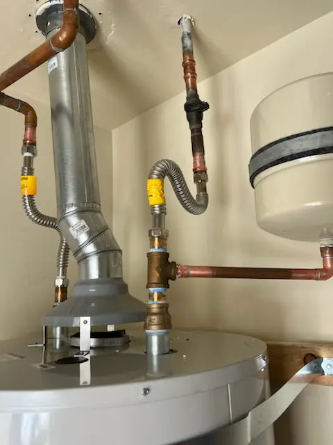 Water heater installation and plumbing repair in Weimertown
