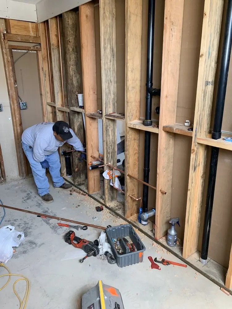 Commercial rough-in plumbing for Water Heater Replacement in Weimertown